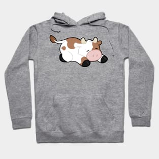 Sleepy Cow - Brown Hoodie